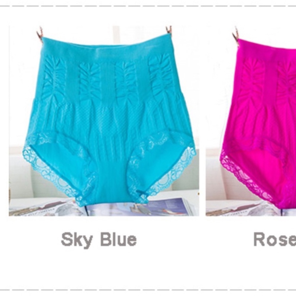 Sky Blue / Tiffany Blue Pin Up panties. Light control panties.